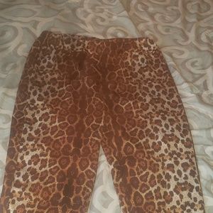Leopard pants